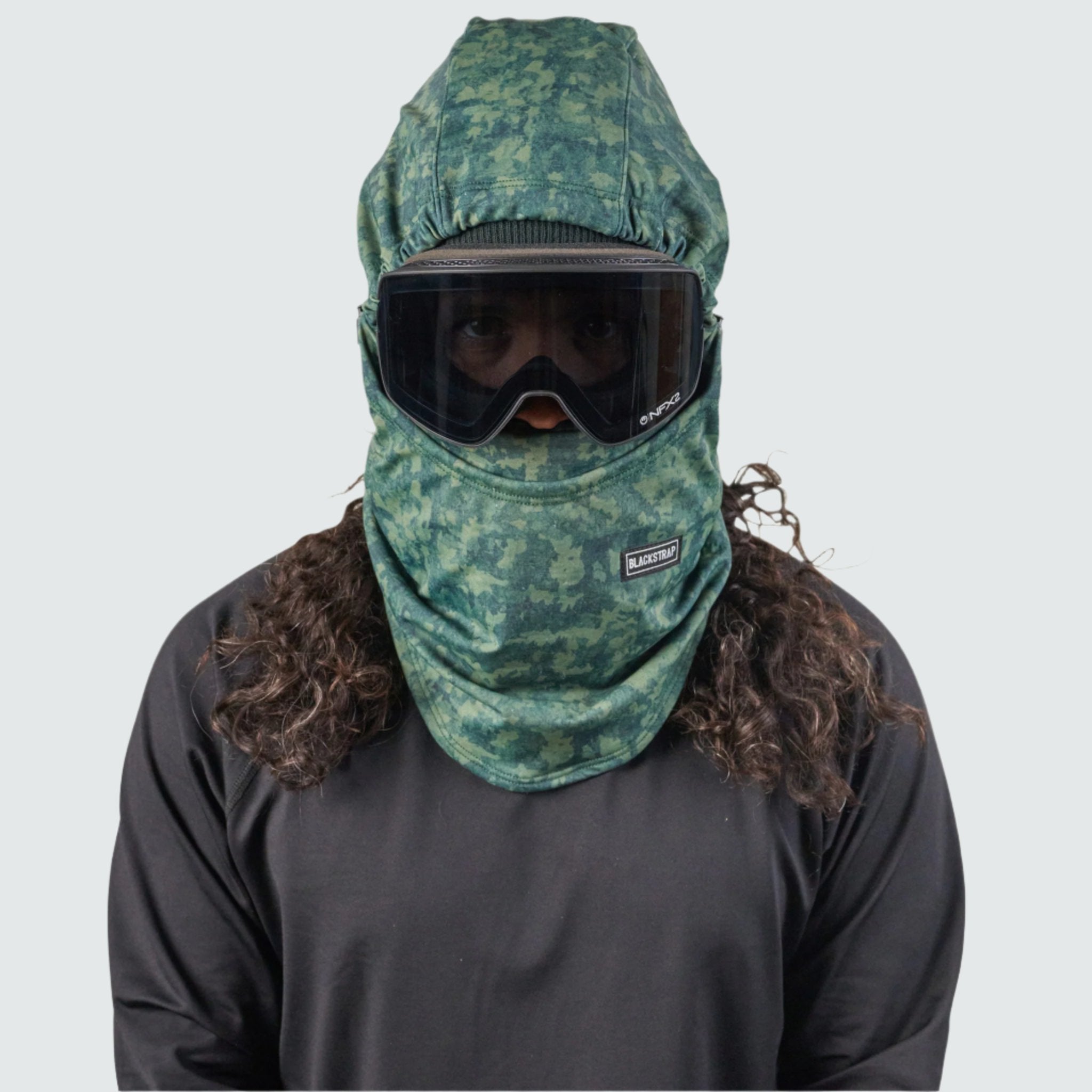 Team Hood Balaclava | Prints BlackStrap Canvas Drab #color_canvas-drab