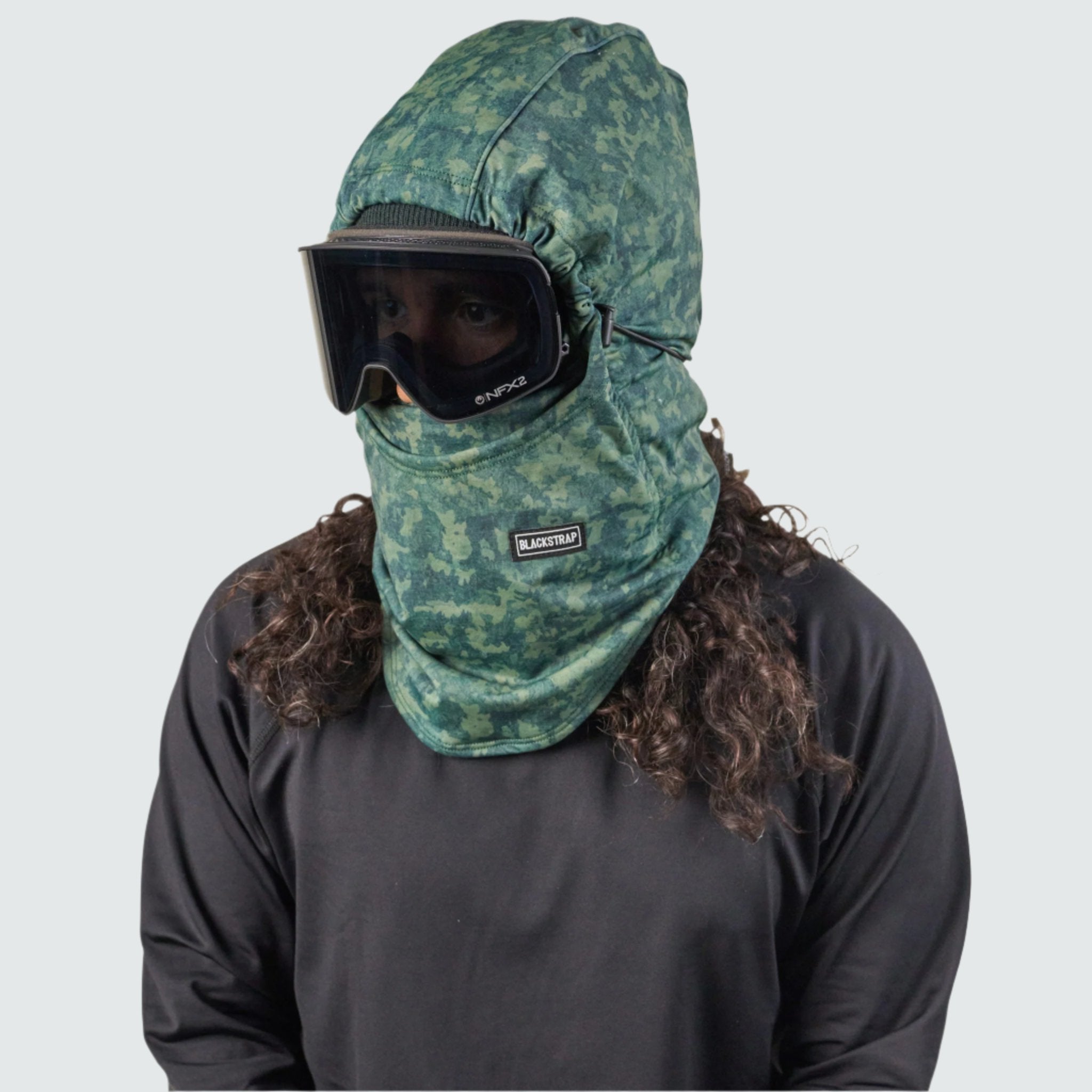 Team Hood Balaclava | Prints BlackStrap Canvas Drab #color_canvas drab
