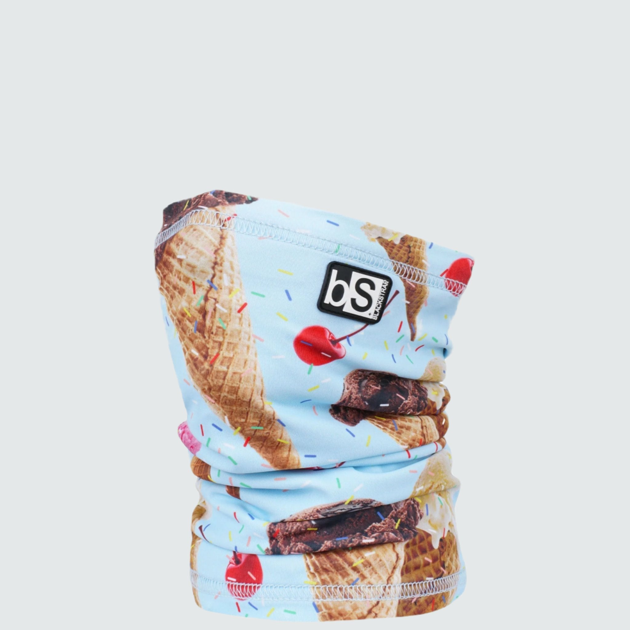 Kids' Dual Layer Tube Neck Warmer | Prints BlackStrap Brain Freeze #color_brain freeze