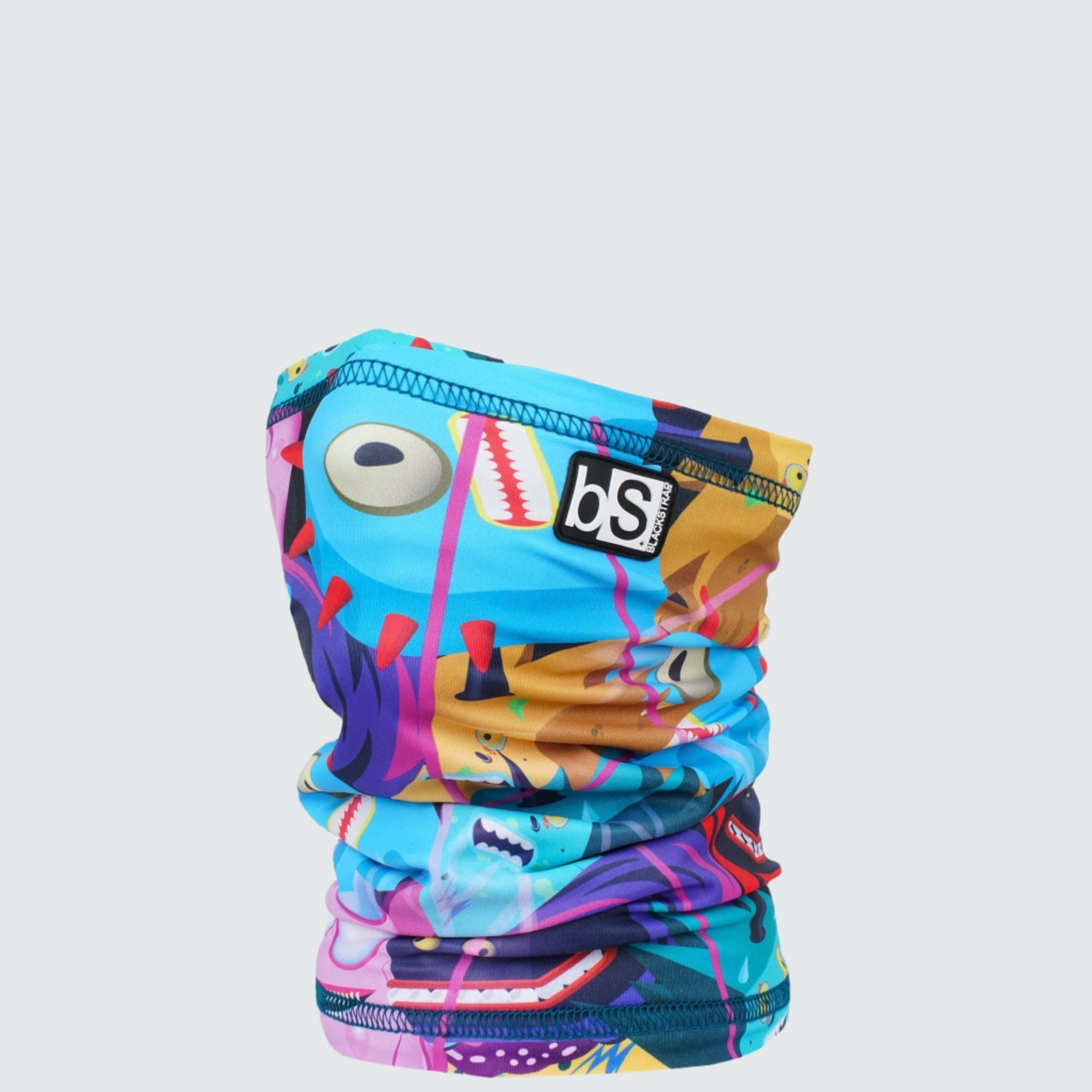 Kids' Dual Layer Tube Neck Warmer | Prints BlackStrap Monster Disco #color_monster-disco