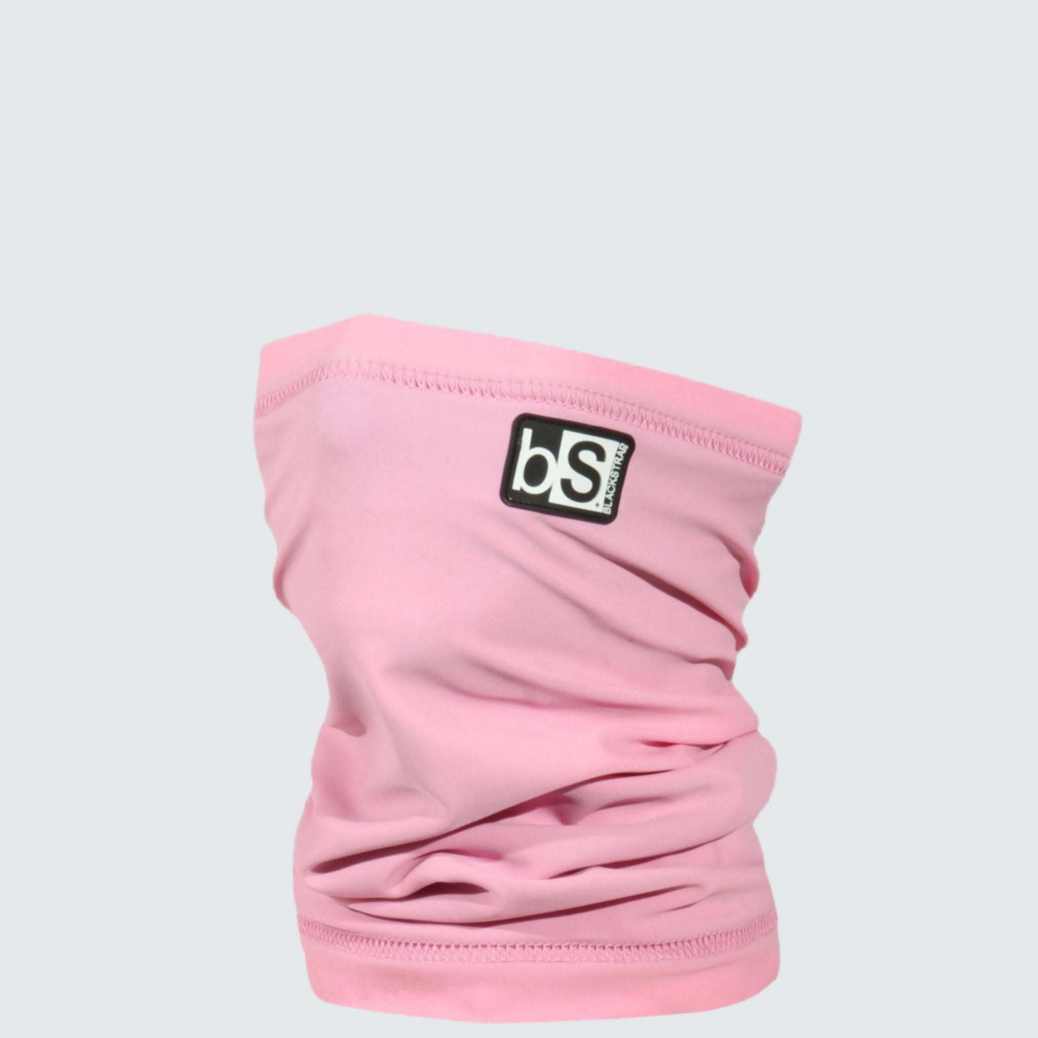 Kids' Dual Layer Tube Neck Warmer | Solids BlackStrap Rose #color_rose