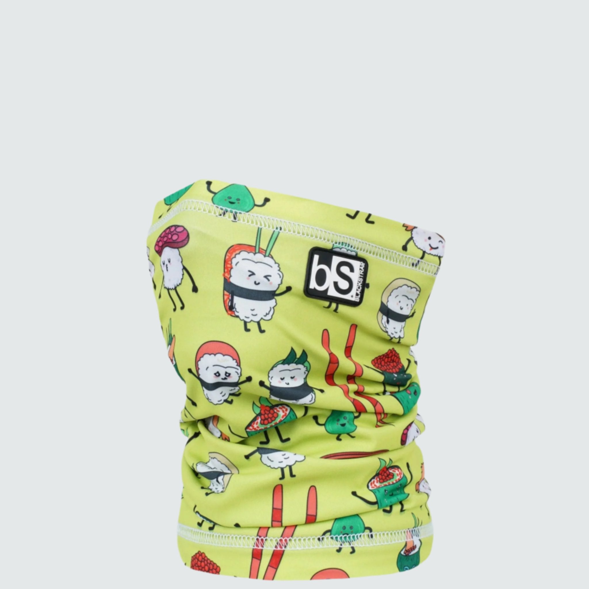 Kids' Dual Layer Tube Neck Warmer | Prints BlackStrap Sushi Wasabi #color_sushi-wasabi