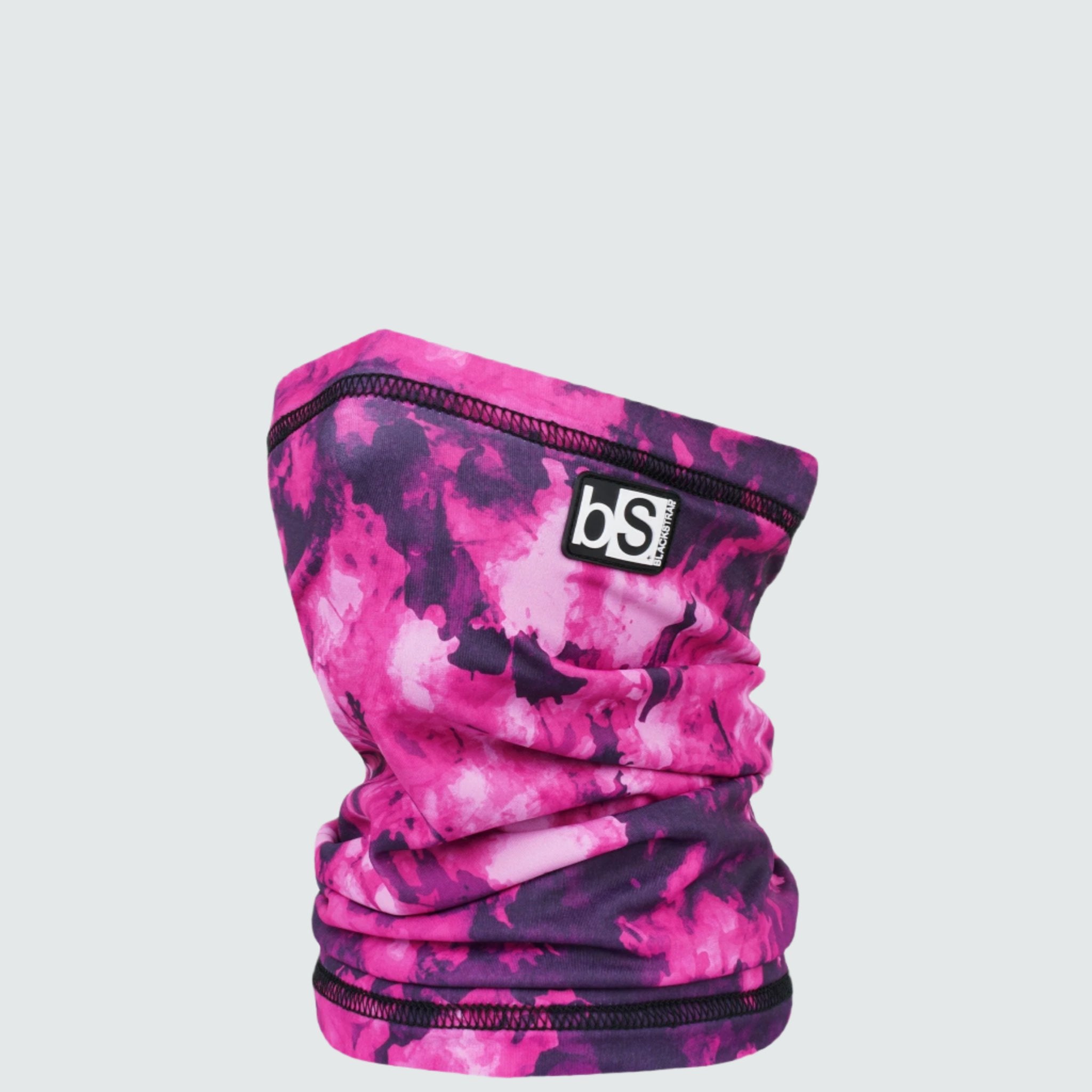 Kids' Dual Layer Tube Neck Warmer | Prints BlackStrap Tie Dye Orchid #color_tie-dye-orchid