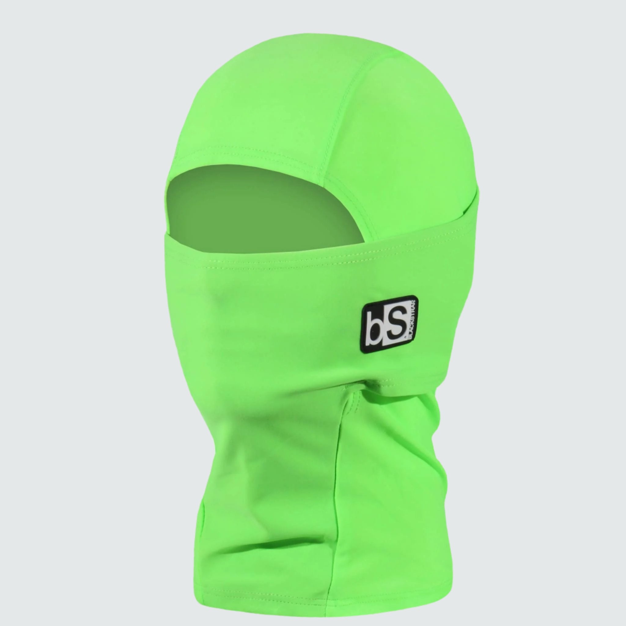 Kids' Hood Balaclava | Solids BlackStrap Bright Green #color_bright-green