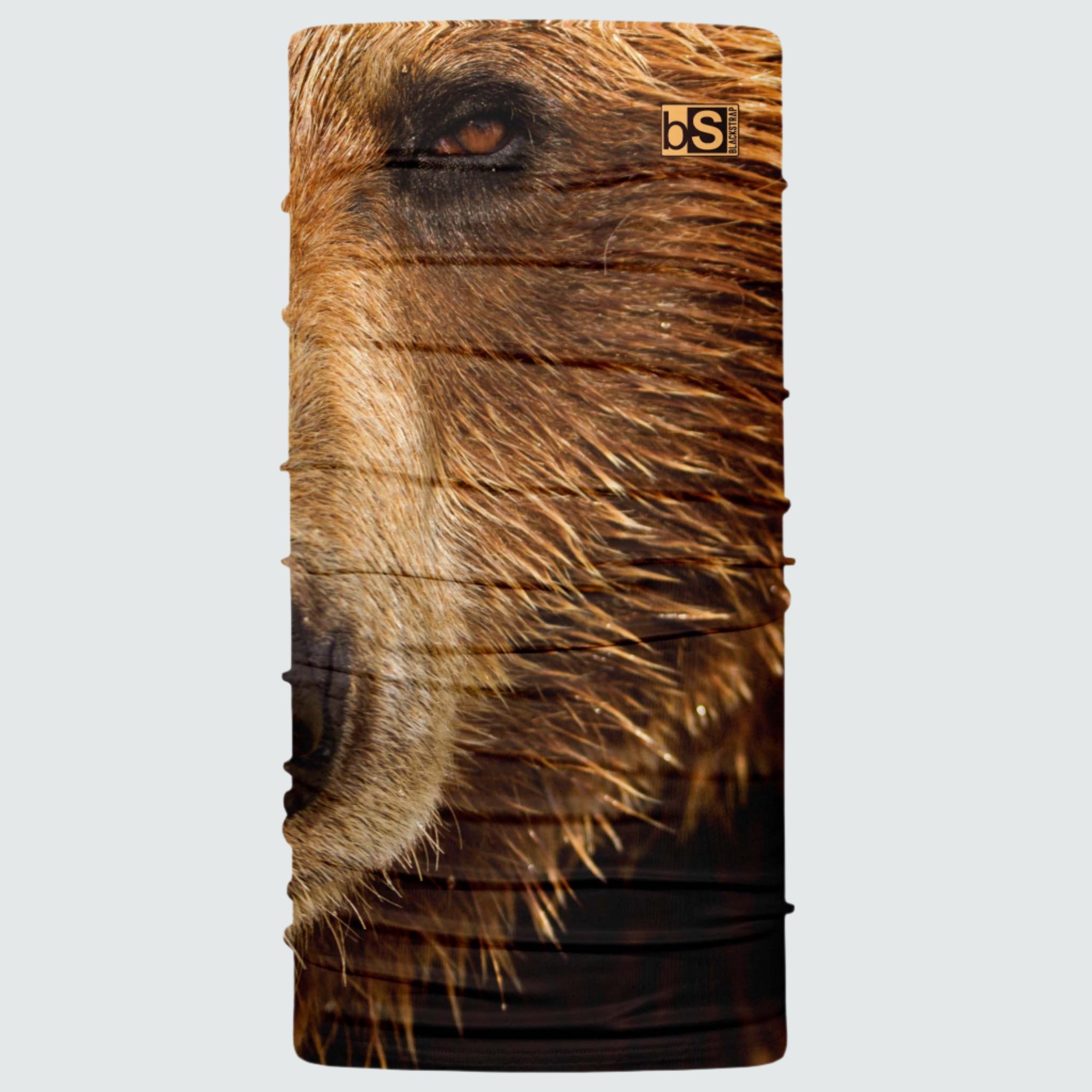 Daily Tube Neck Gaiter | Artists Series Bear BlackStrap #color_bear