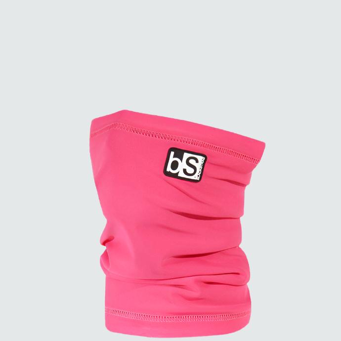 Kids' Dual Layer Tube Neck Warmer | Solids BlackStrap Coral #color_coral