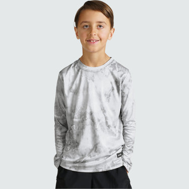 Kids' Brackish Crewneck Long Sleeve BlackStrap #color_nexus-mono