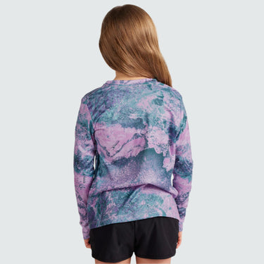 Kids' Brackish Crewneck Long Sleeve BlackStrap #color_realtree-pink-haze