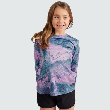 Kids' Brackish Crewneck Long Sleeve BlackStrap #color_realtree-pink-haze