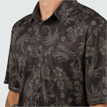 Men's Brackish Button Up BlackStrap #color_aloha-mocha