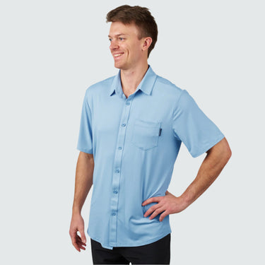 Men's Brackish Button Up BlackStrap #color_bluebird