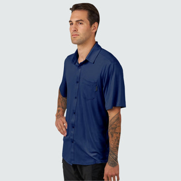 Men's Brackish Button Up BlackStrap #color_navy