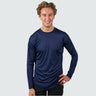 Men's Brackish Crewneck Long Sleeve BlackStrap #color_navy