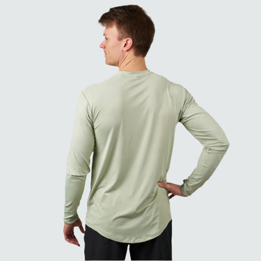 Men's Brackish Crewneck Long Sleeve BlackStrap #color_olive