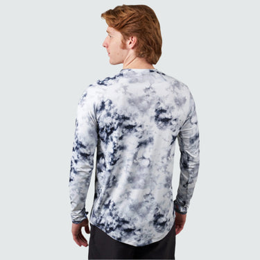 Men's Brackish Crewneck Long Sleeve BlackStrap #color_sundye-granite