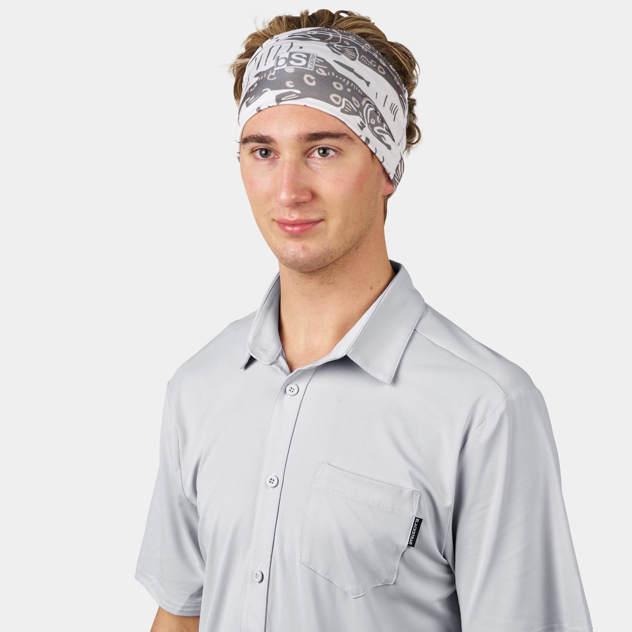 Multifunctional UV Headband BlackStrap #color_freshies khaki