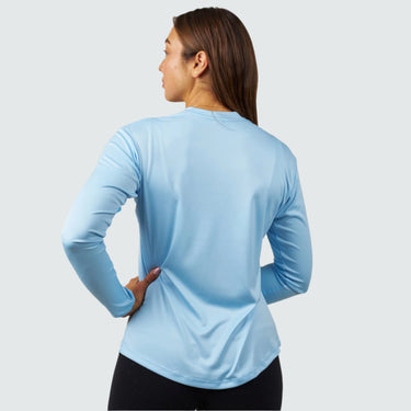 Women's Brackish Crewneck Long Sleeve BlackStrap #color_bluebird