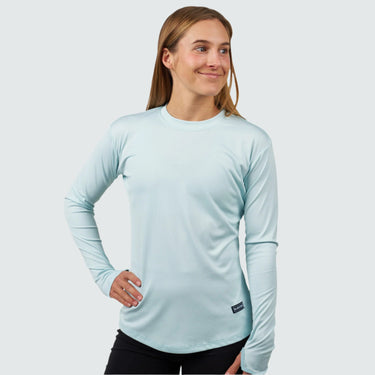 Women's Brackish Crewneck Long Sleeve BlackStrap #color_mint