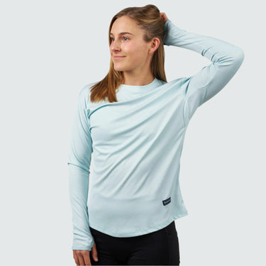 Women's Brackish Crewneck Long Sleeve BlackStrap #color_mint