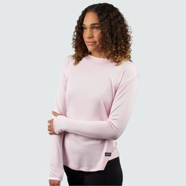 Women's Brackish Crewneck Long Sleeve BlackStrap #color_rose