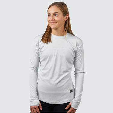 Women's Brackish Crewneck Long Sleeve BlackStrap #color_ultra