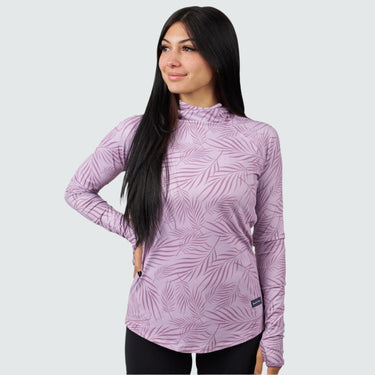 Women's Brackish Hoodie BlackStrap #color_ferns-mauve