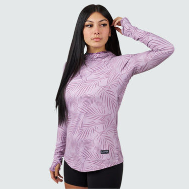 Women's Brackish Hoodie BlackStrap #color_ferns-mauve