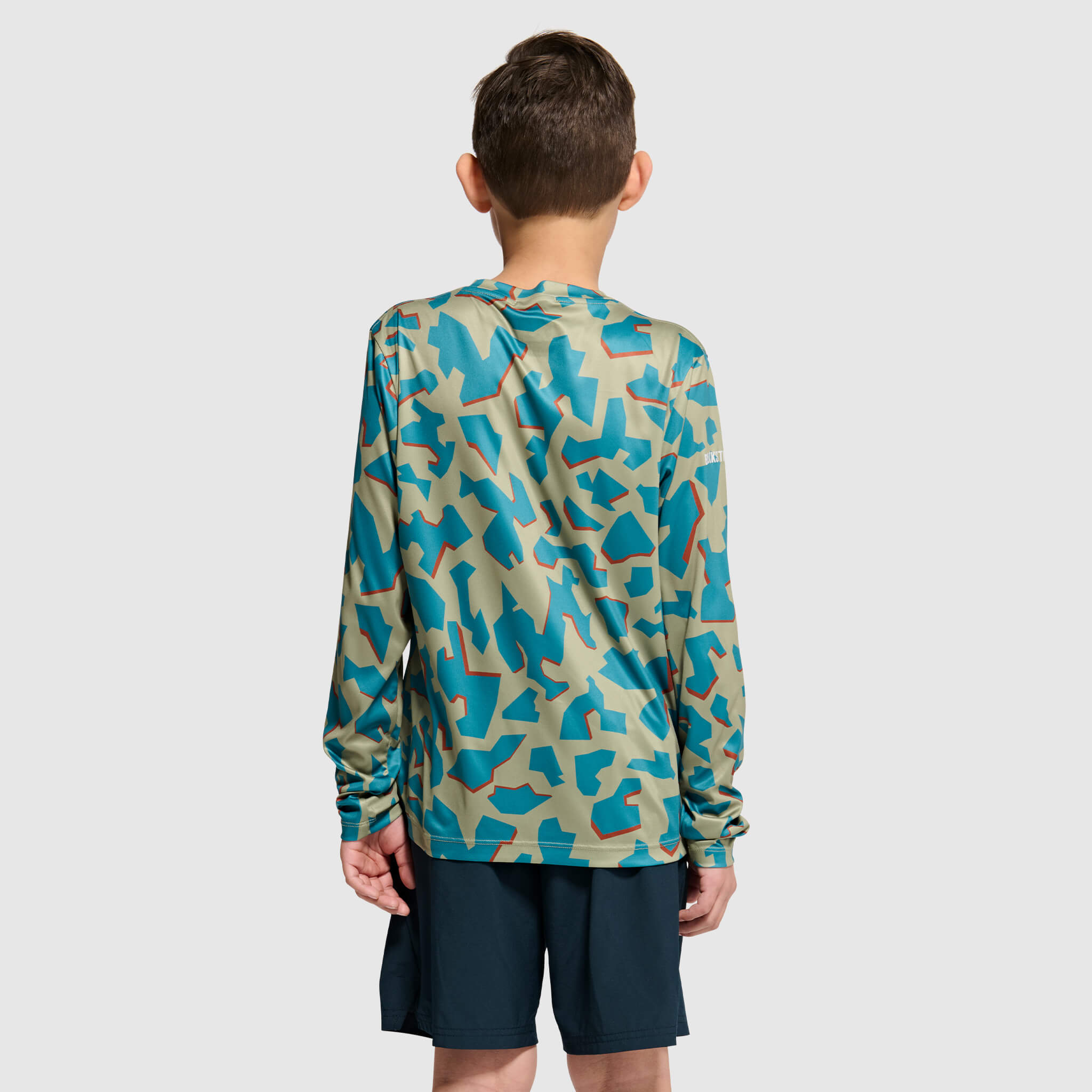 Big Kids' Brackish Crewneck Long Sleeve BlackStrap #color_dimentical sagebrush