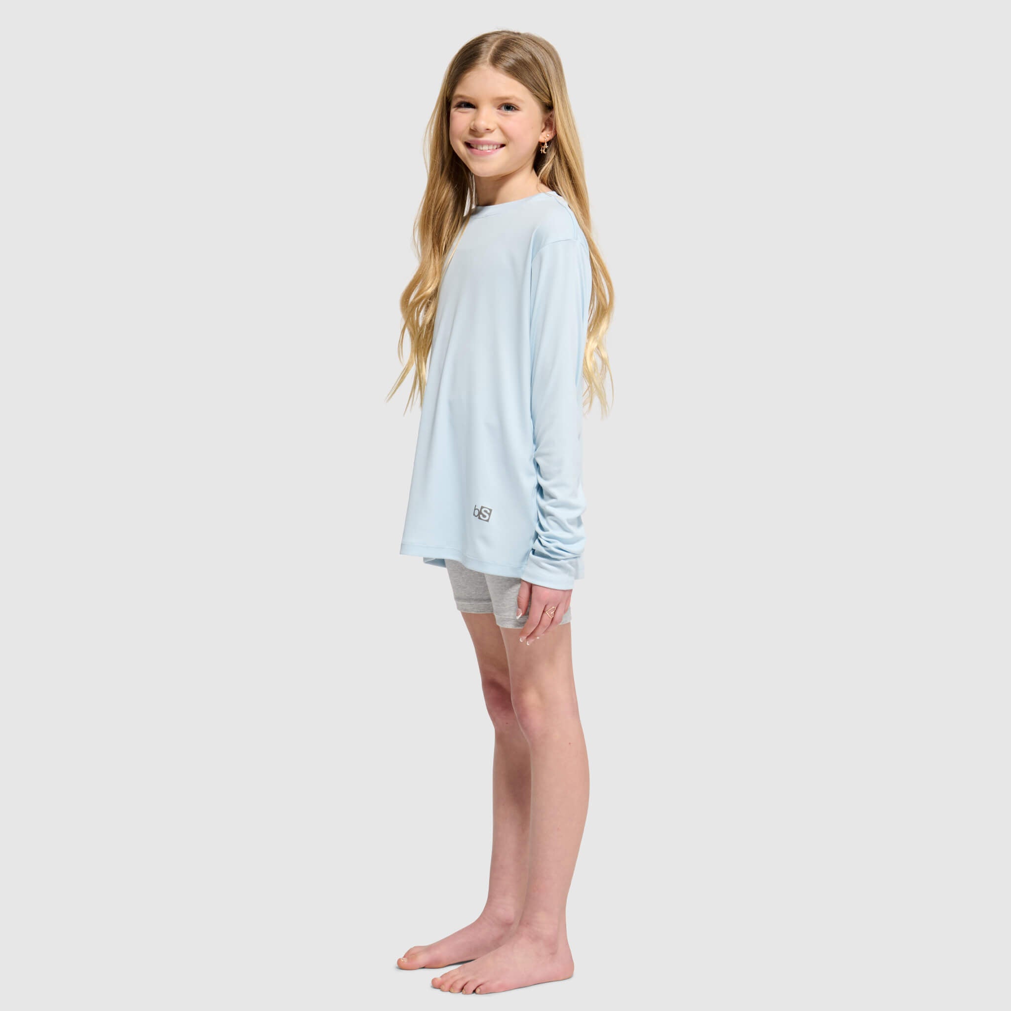 Big Kids' Brackish Crewneck Long Sleeve BlackStrap #color_stratus
