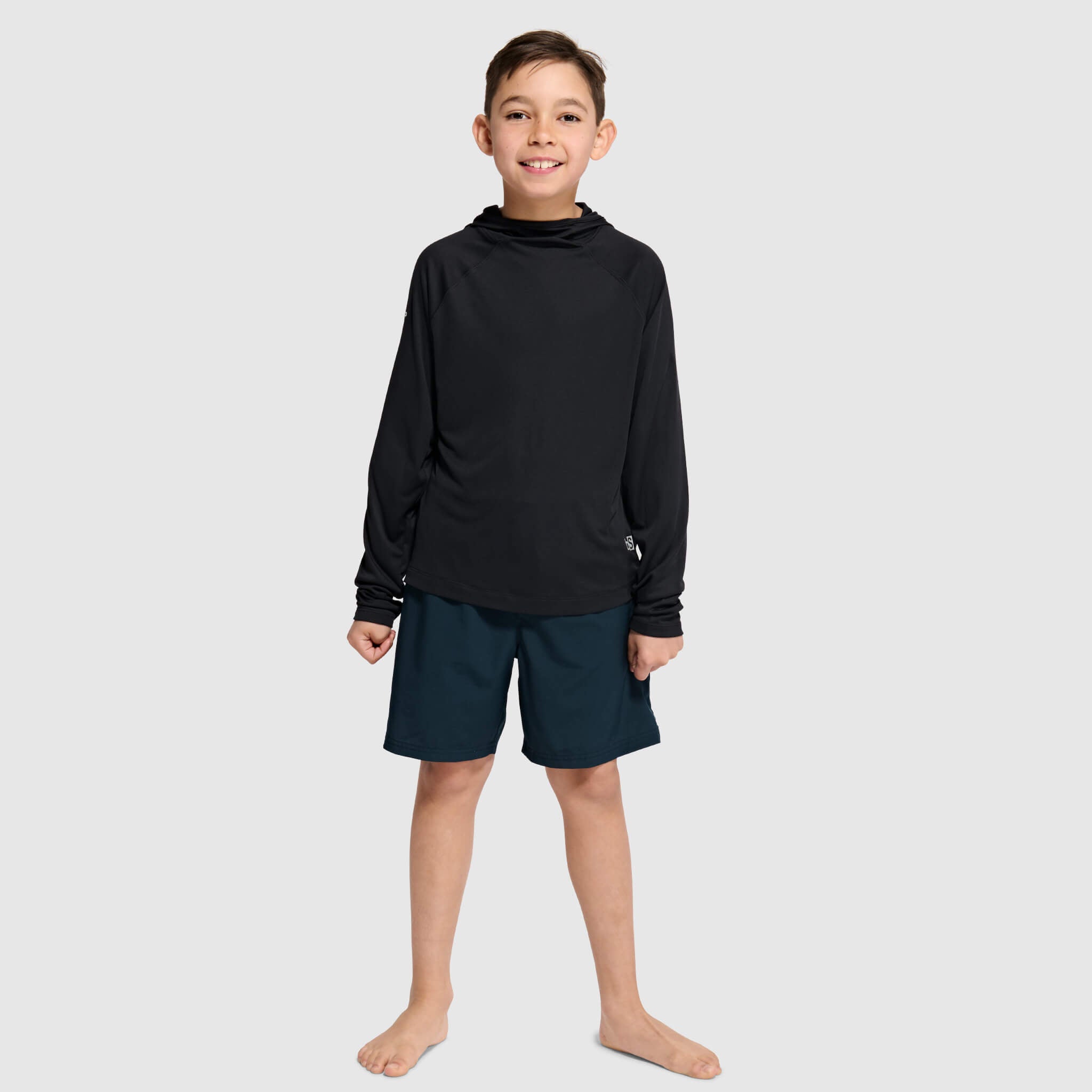 Big Kids' Brackish Hoodie BlackStrap #color_black