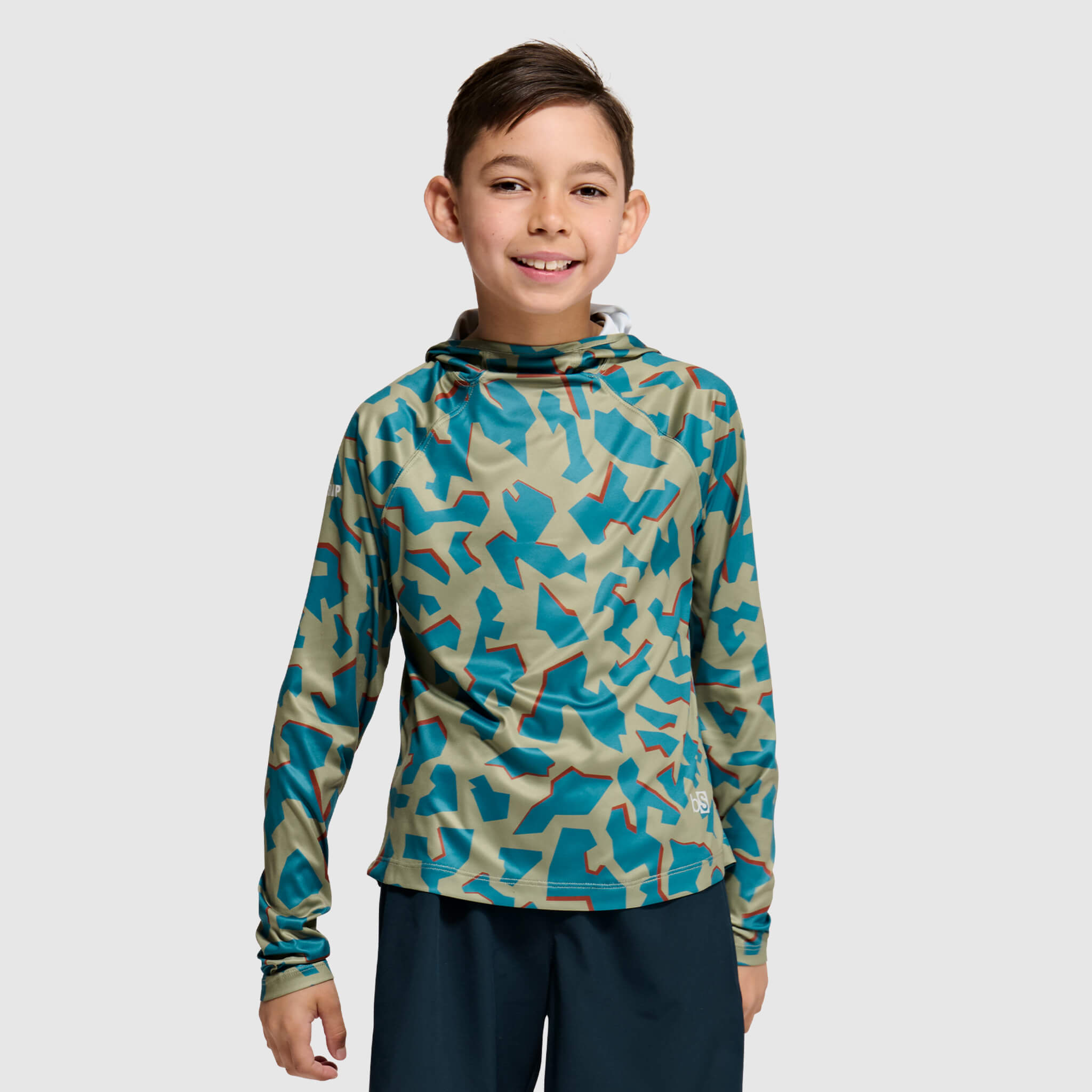 Big Kids' Brackish Hoodie BlackStrap #color_dimentical sagebrush
