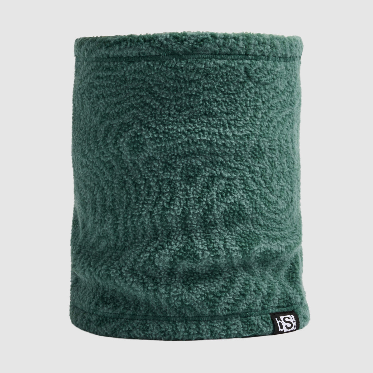 BlackStrap Caldera Sherpa Fleece Tube Neck Gaiter Inprint Obsidian #color_inprint-obsidian
