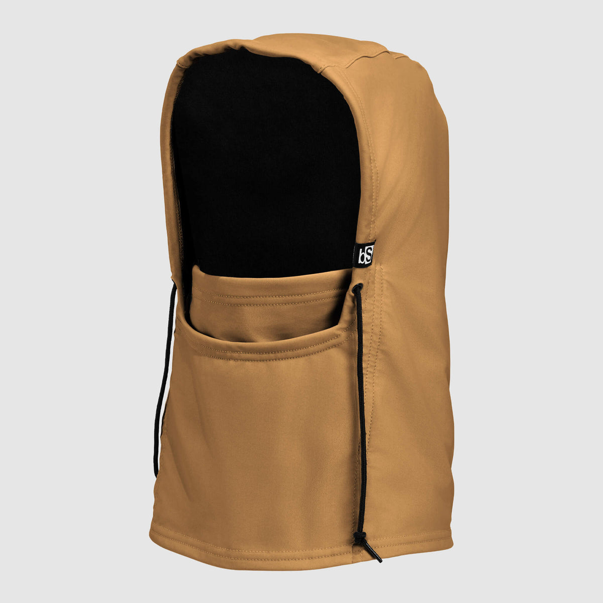 Camber Hood Adjustable Balaclava | Solids BlackStrap Fossil #color_fossil