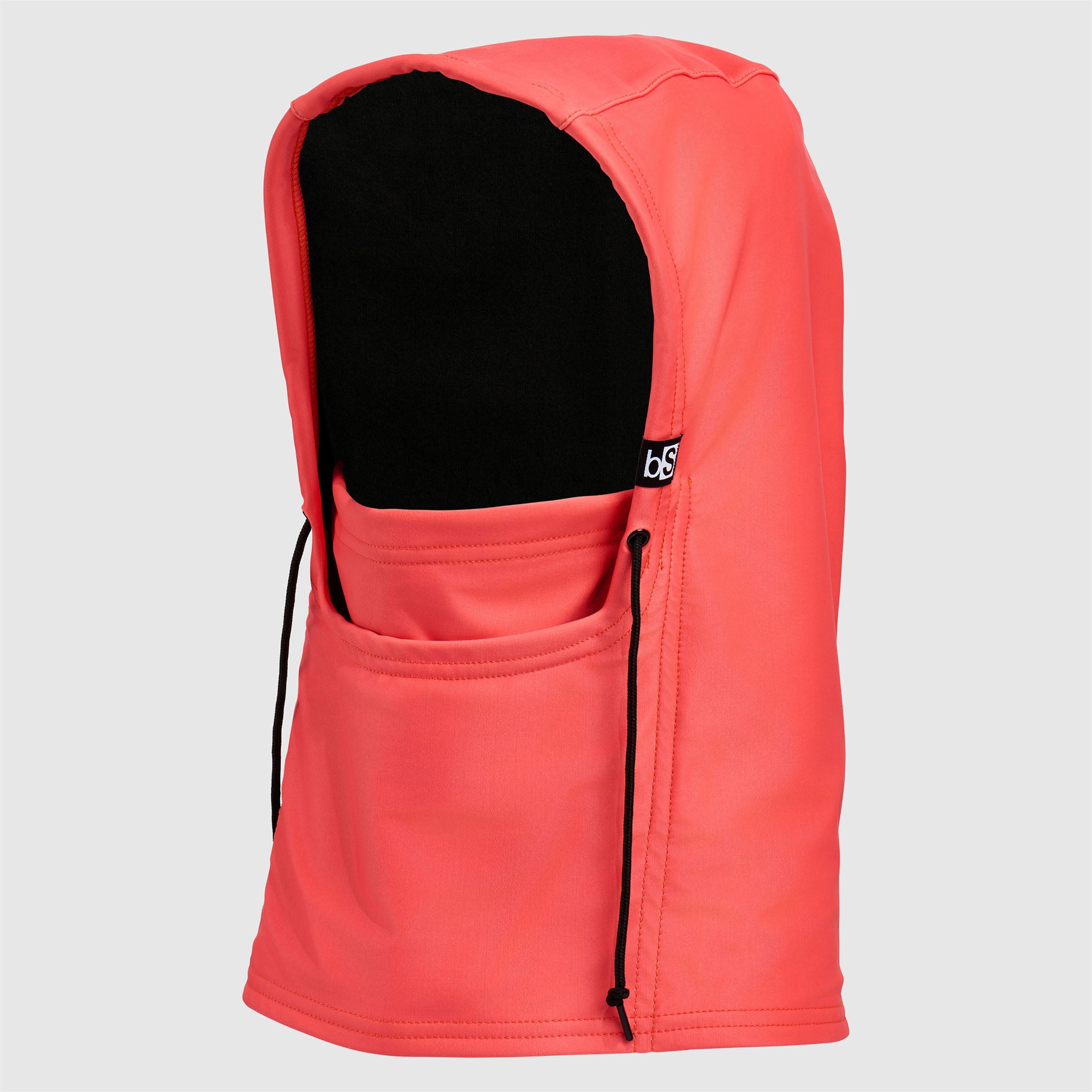 Camber Hood Adjustable Balaclava | Solids BlackStrap #color_maple