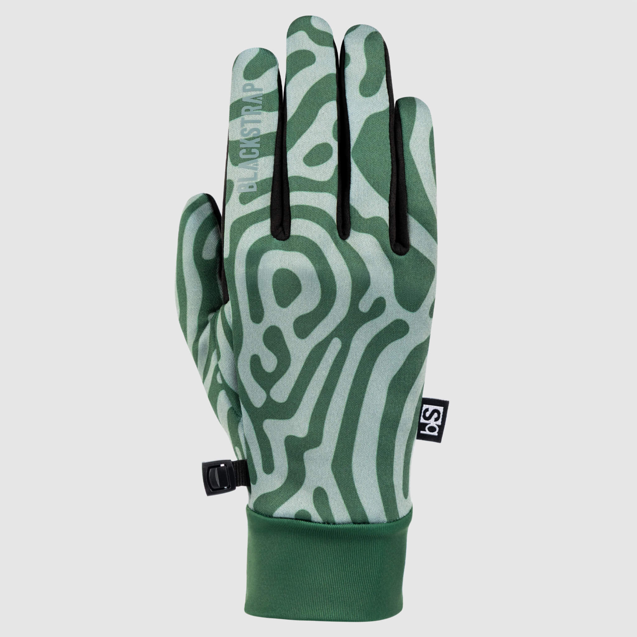 BlackStrap Cruiseliner Glove liner back hand#color_inprint Obsidian