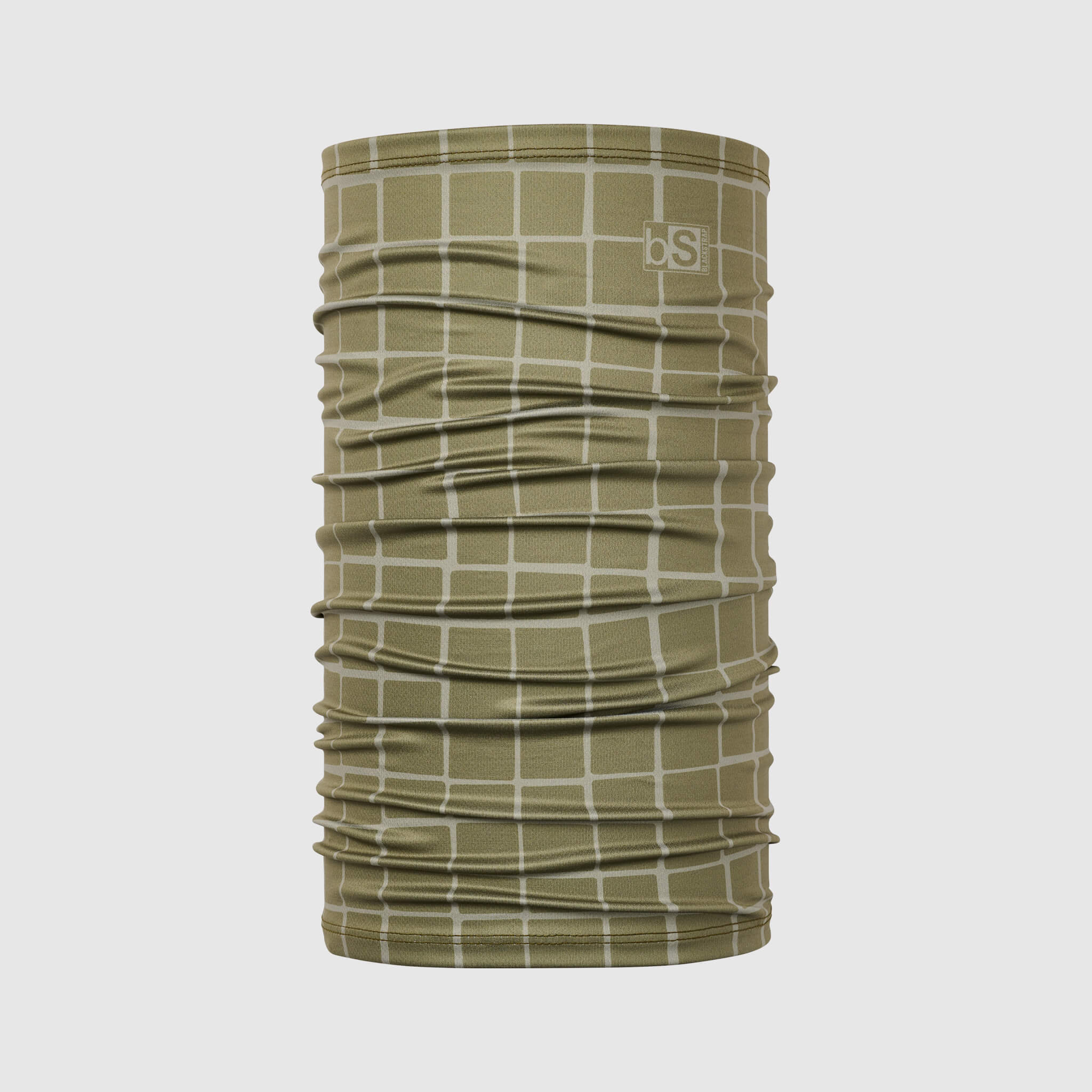 BlackStrap Daily Tube Neck Gaiter  #color_gridded sagebrush