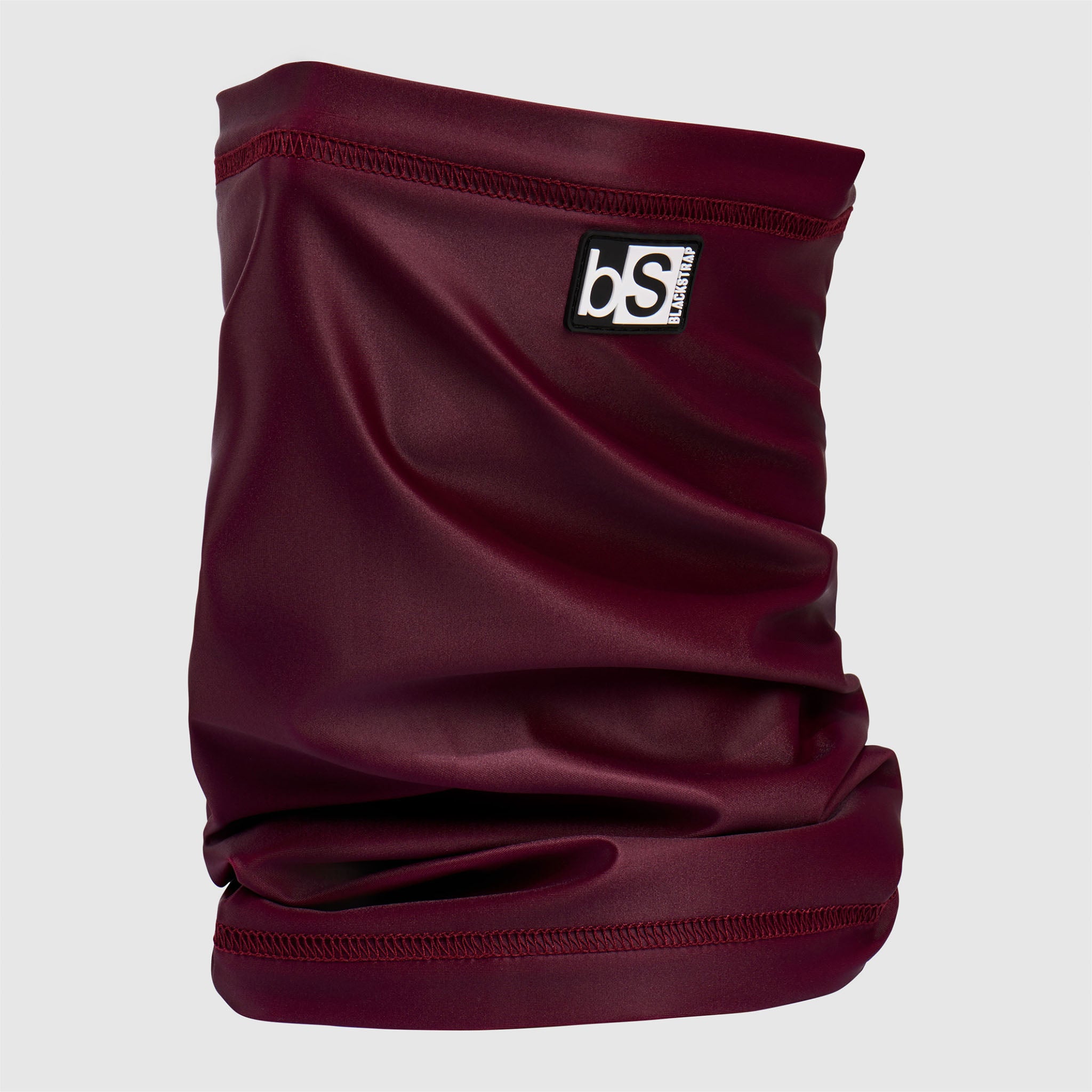 Dual Layer Tube Neck Warmer | Solids Blackstrap #color_cherry