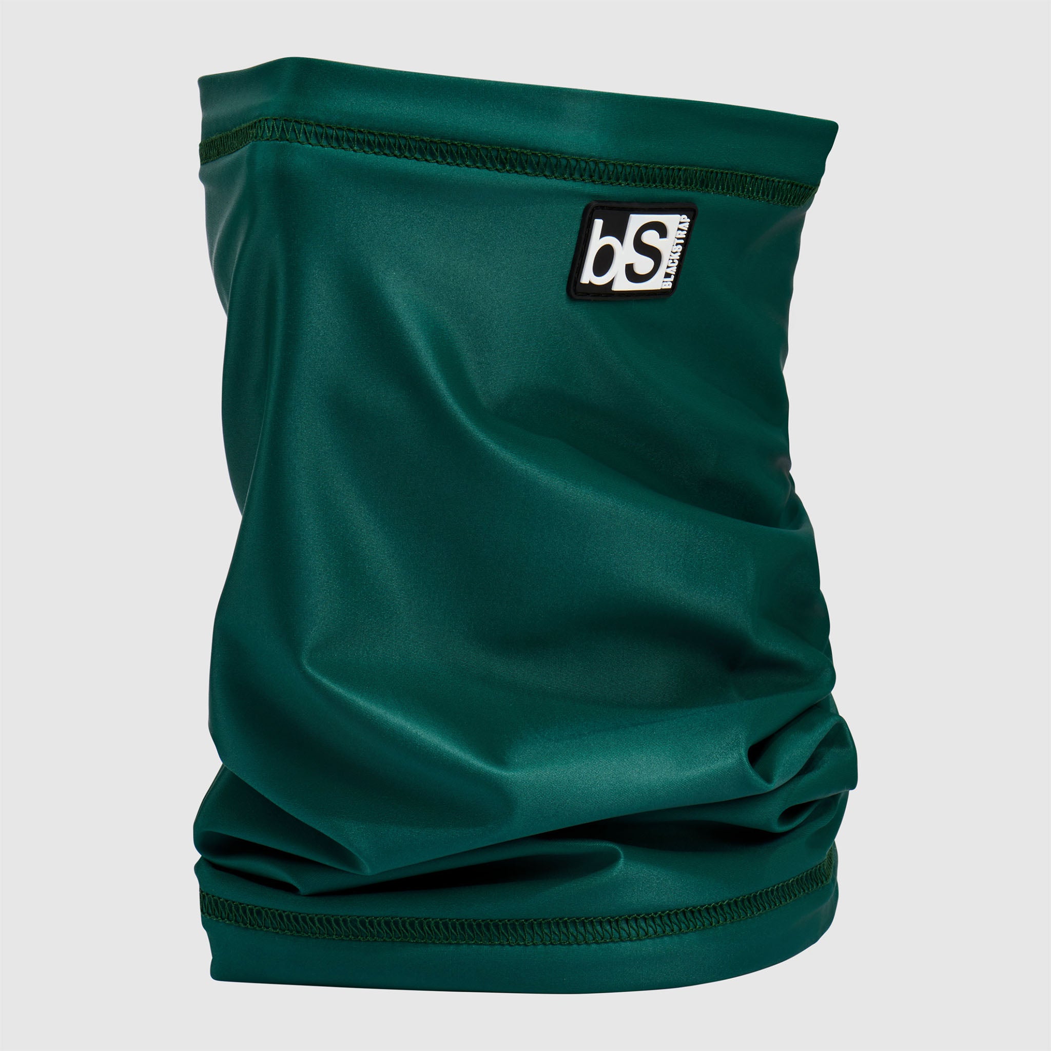 Dual Layer Tube Neck Warmer | Solids Blackstrap #color_evergreen