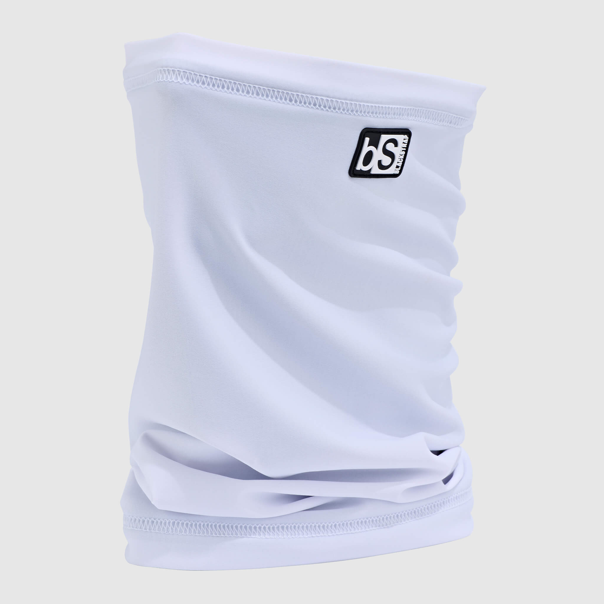 Dual Layer Tube Neck Warmer | Solids Blackstrap White #color_white