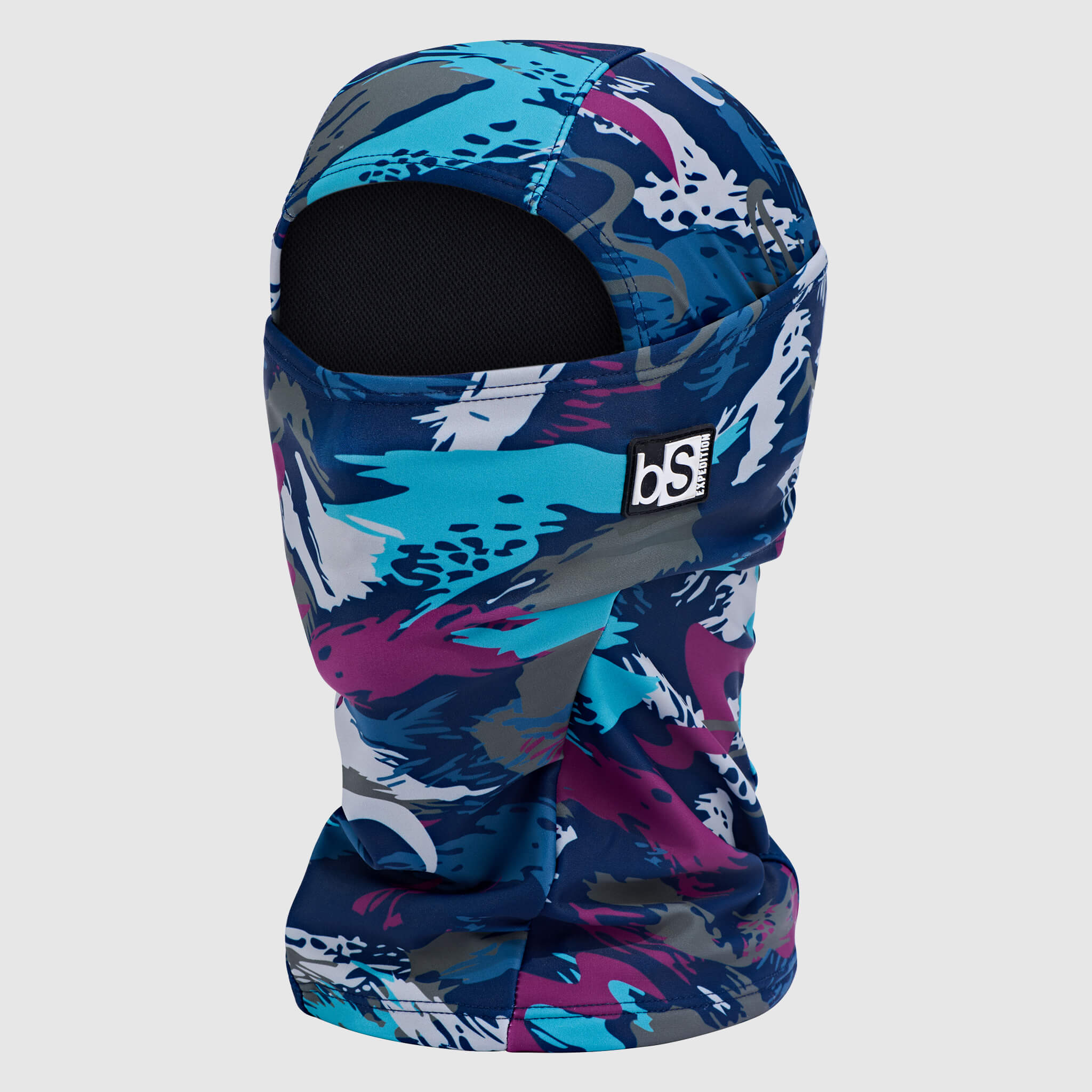Expedition Hood Balaclava | Prints BlackStrap #color_motion-glacier