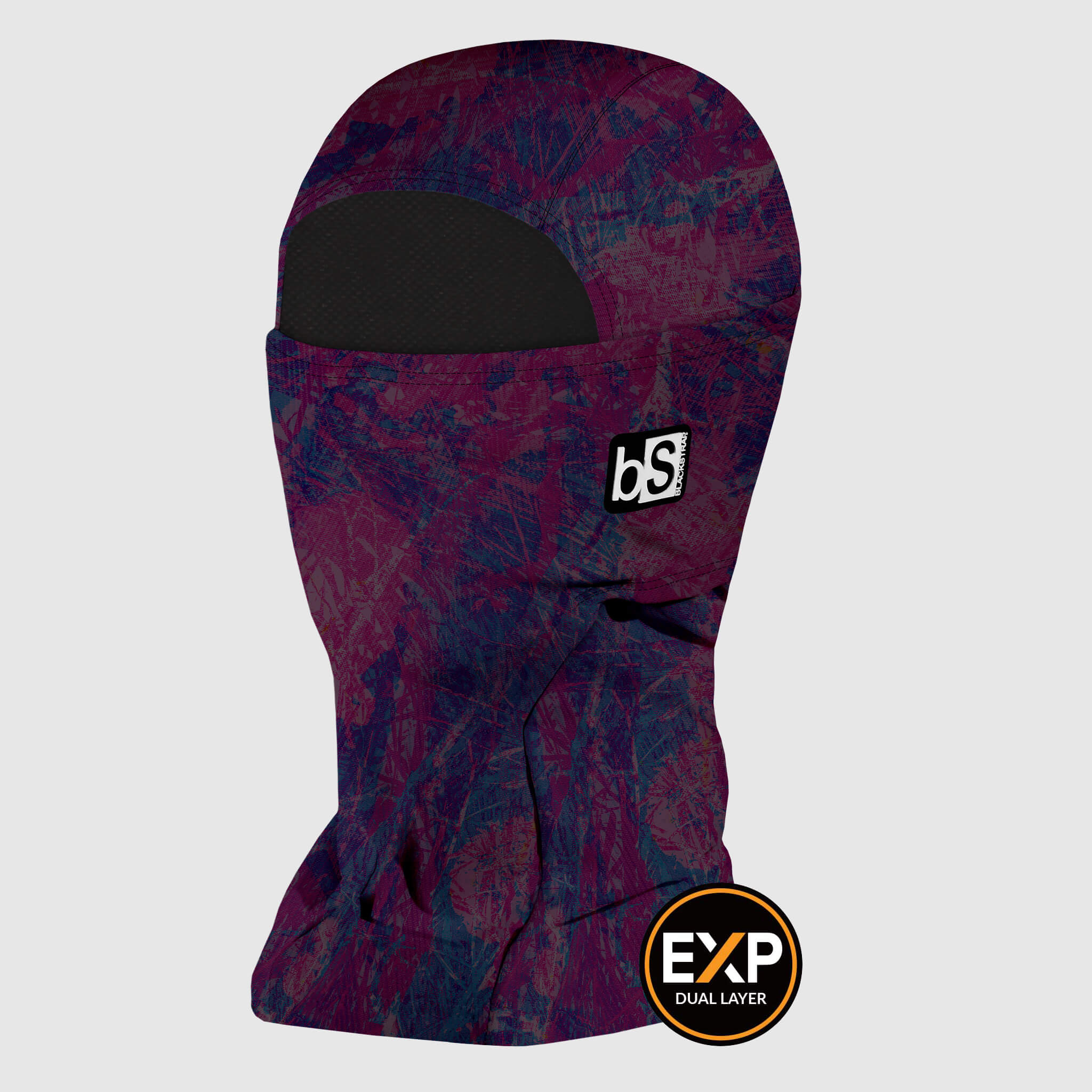 Expedition Hood Balaclava | Prints BlackStrap #color_pulse-cherry