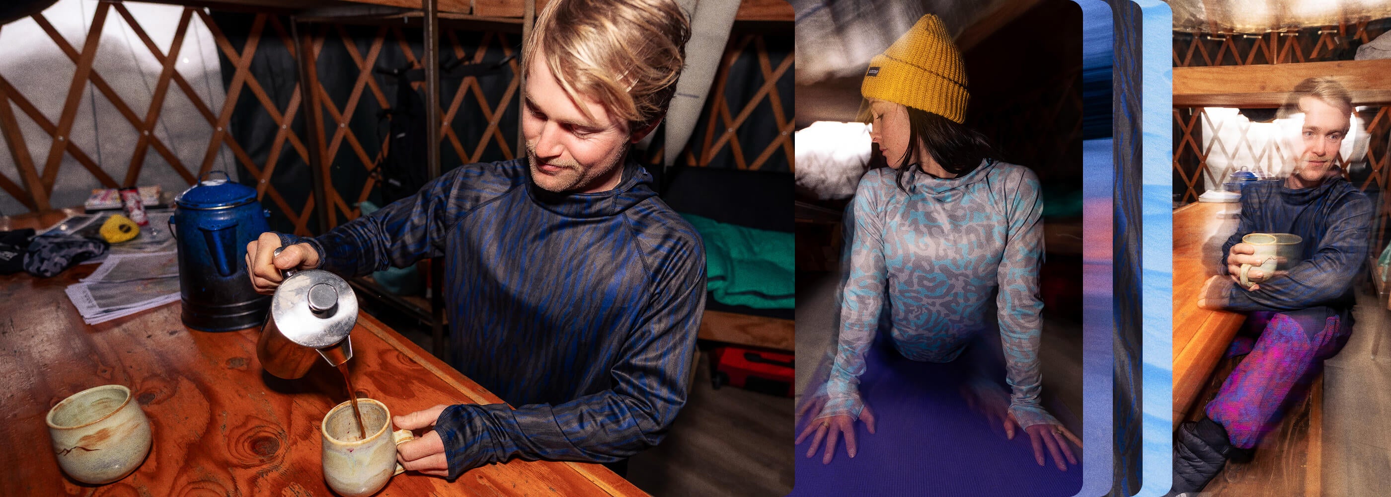 BlackStrap base layers for men, women and kids.