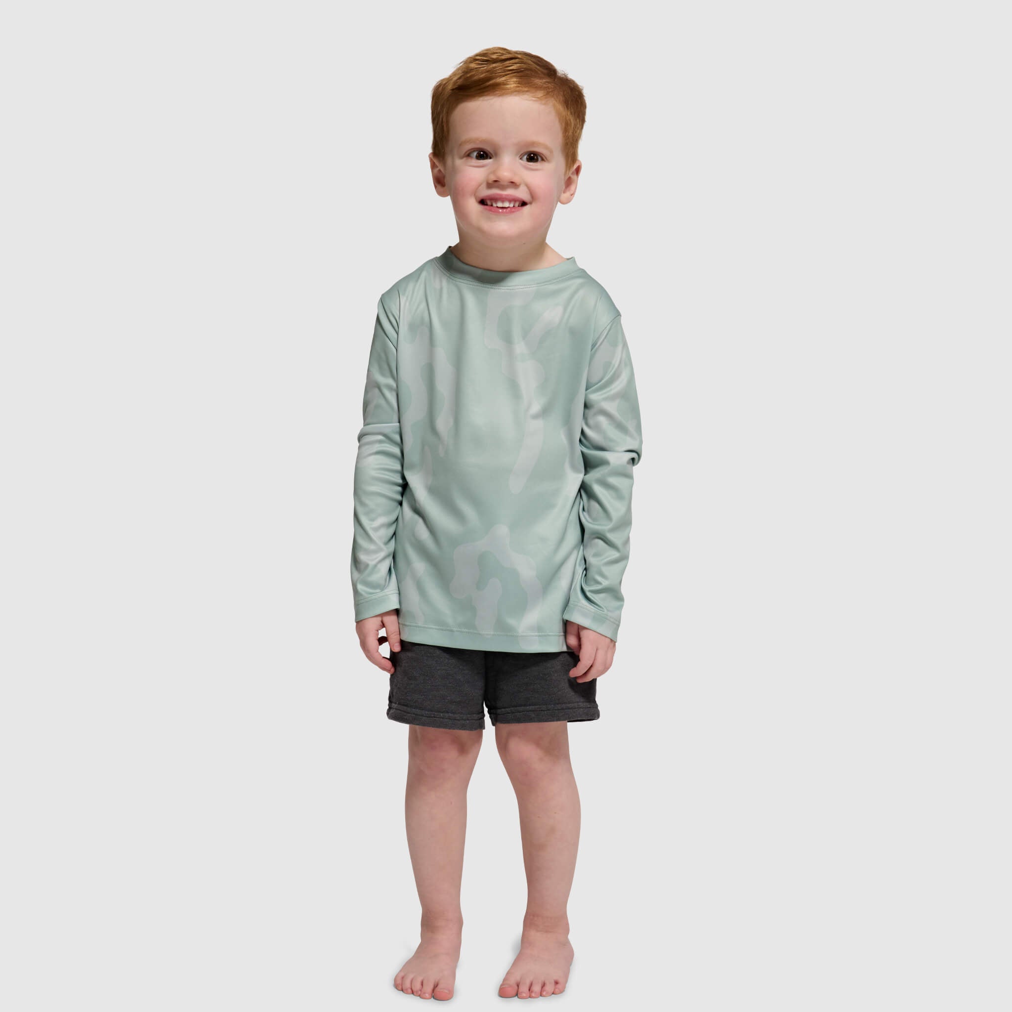 Kids' Brackish Crewneck Long Sleeve BlackStrap #color_corally spruce
