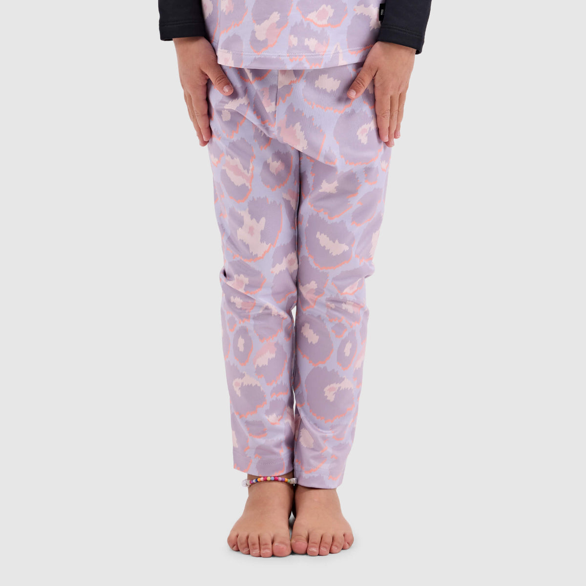 Kids' Little Pine Baselayer Pant BlackStrap #color_ocelot dusk