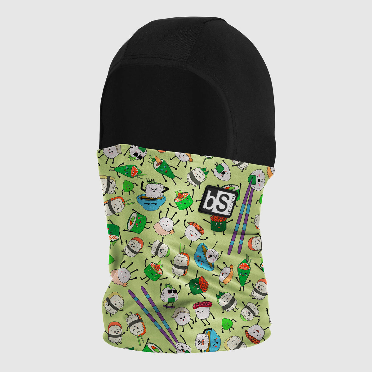 Kids' Treble Hood Balaclava BlackStrap #color_sushi-sprout