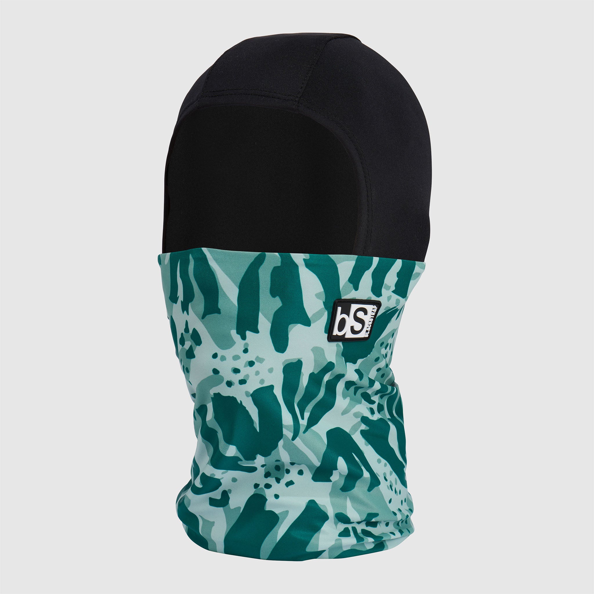 Kids' Treble Hood Balaclava BlackStrap #color_tracked-evergreen