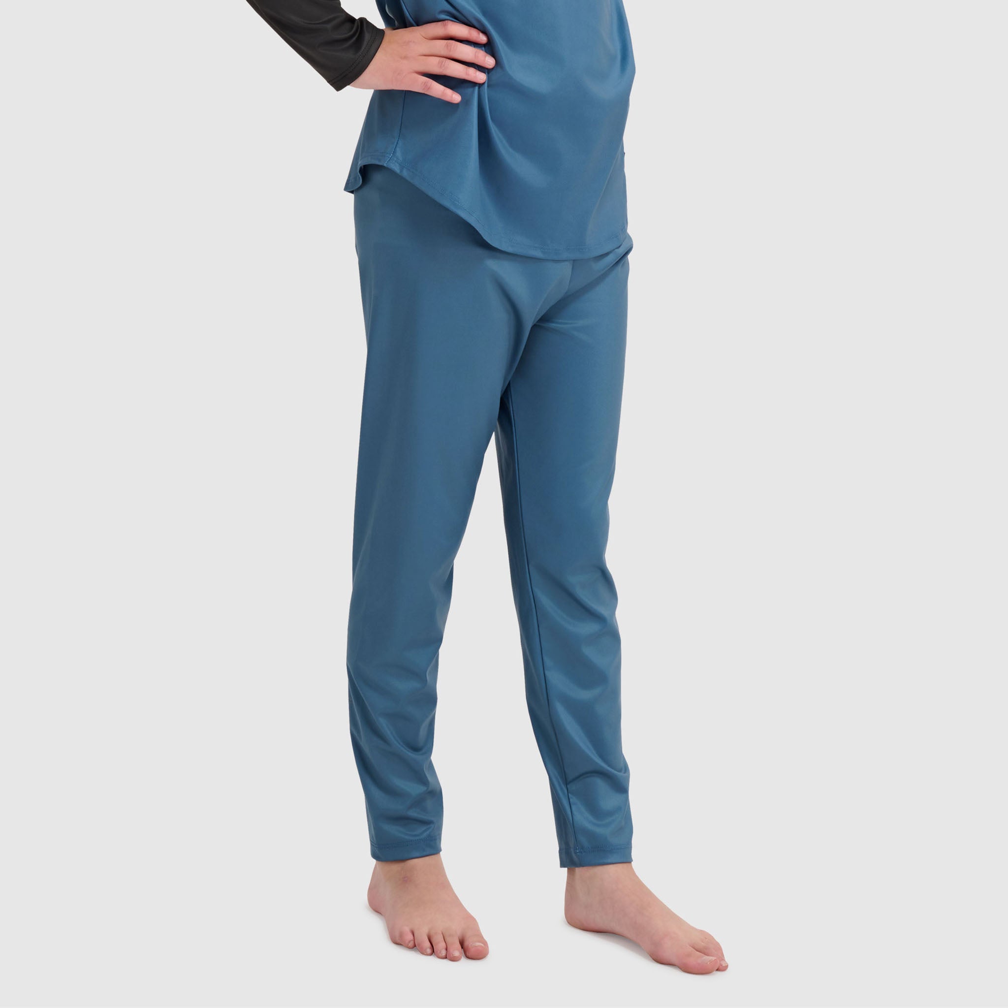 Big Kids' Evolver Baselayer Pant BlackStrap #color_moonlight
