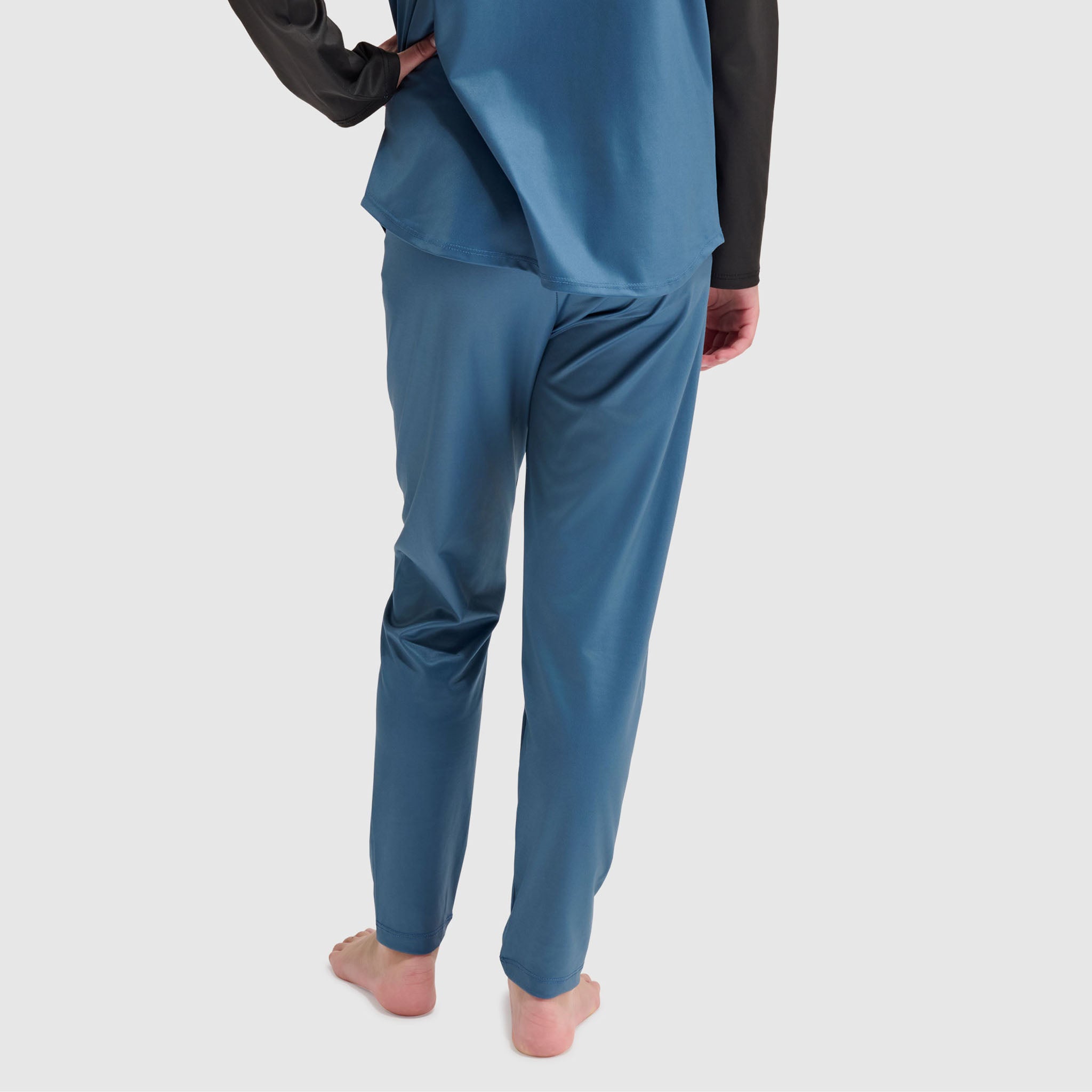 Big Kids' Evolver Baselayer Pant BlackStrap #color_moonlight