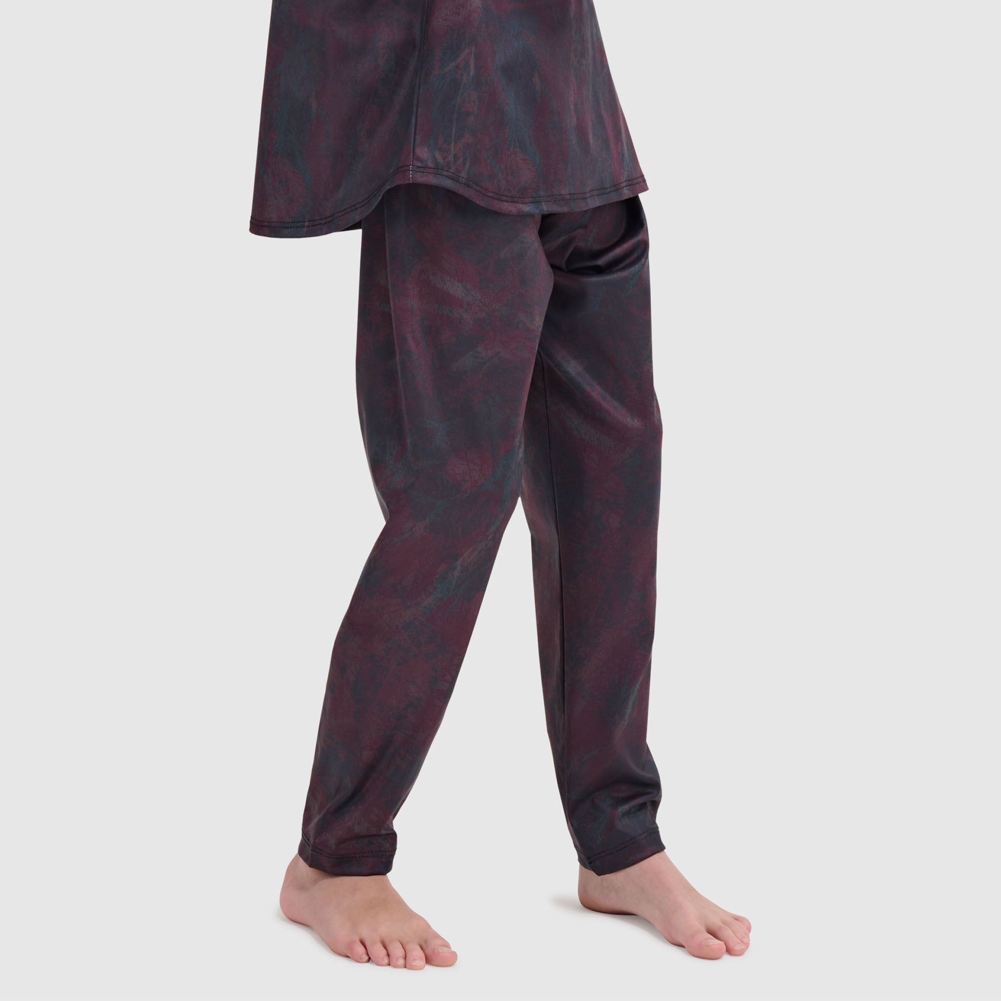 Big Kids' Evolver Baselayer Pant BlackStrap #color_pulse cherry