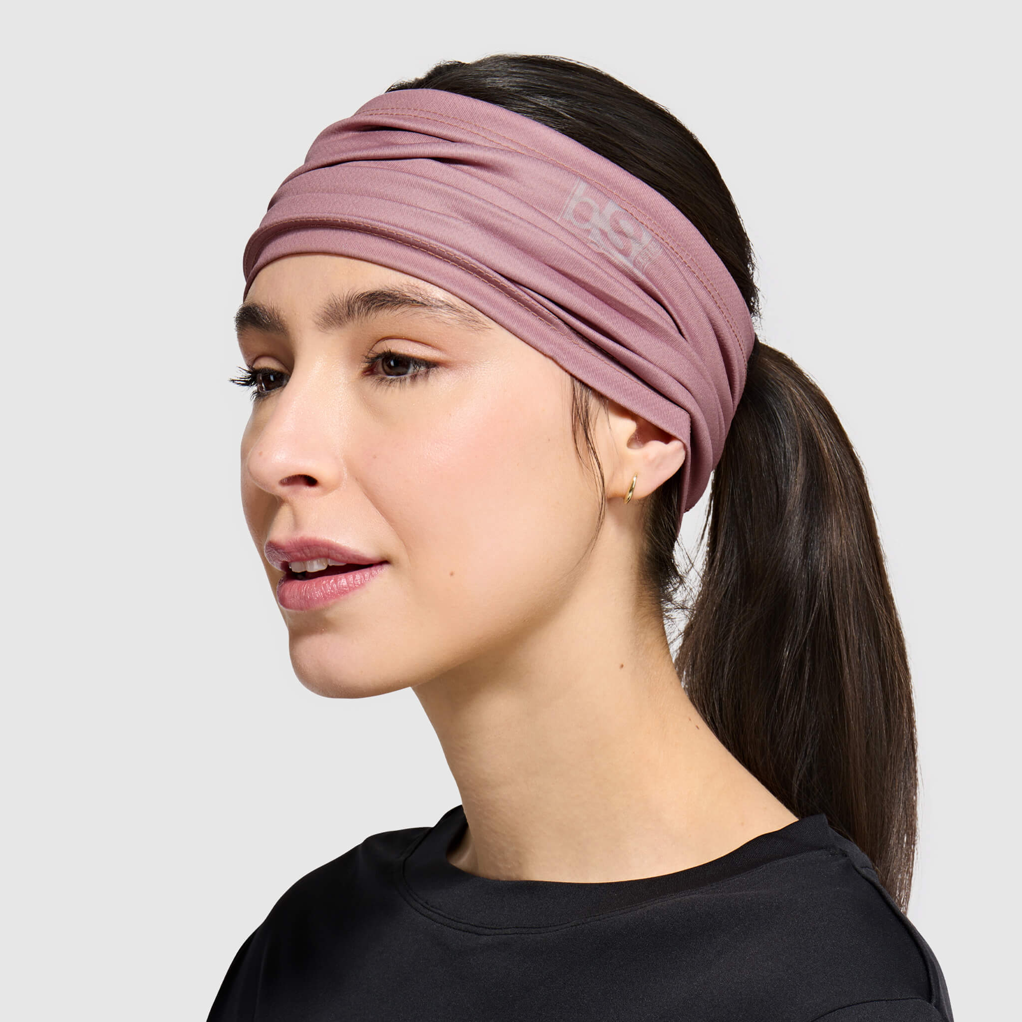 Multifunctional UV Headband BlackStrap #color_rhododendron